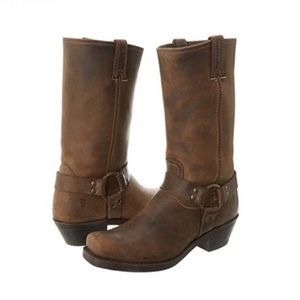 Good condition 💕 Frye Tall Harness Leather Boots Size 7